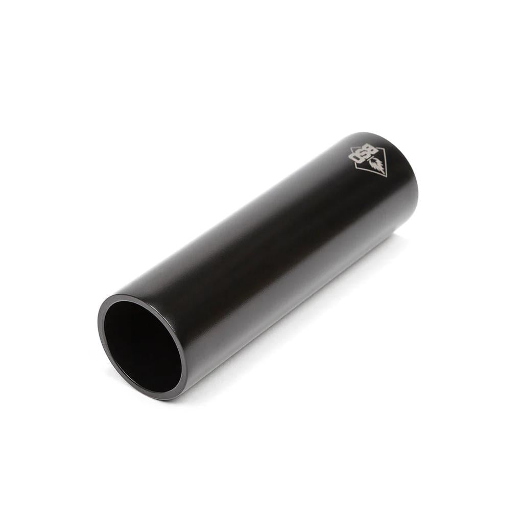 The BSD Roastin Peg (Each) is a black cylindrical 4140 chromoly peg featuring a white logo near one end, shown against a white background.