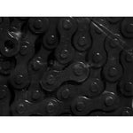Close-up of overlapping Taya 410B Chains (1/8 Inch), highlighting their robust links and rivets in a repeating pattern that demonstrates impressive tensile strength.