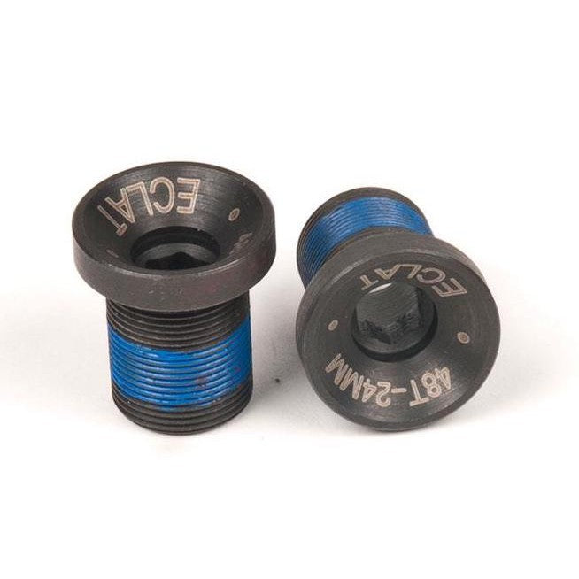 Eclat Onyx Spindle Bolts (Pair) / Black / 24mm