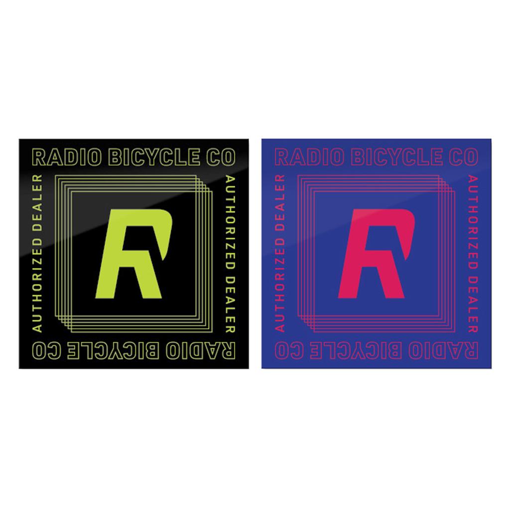 Radio Authorised Dealer Sticker Pack