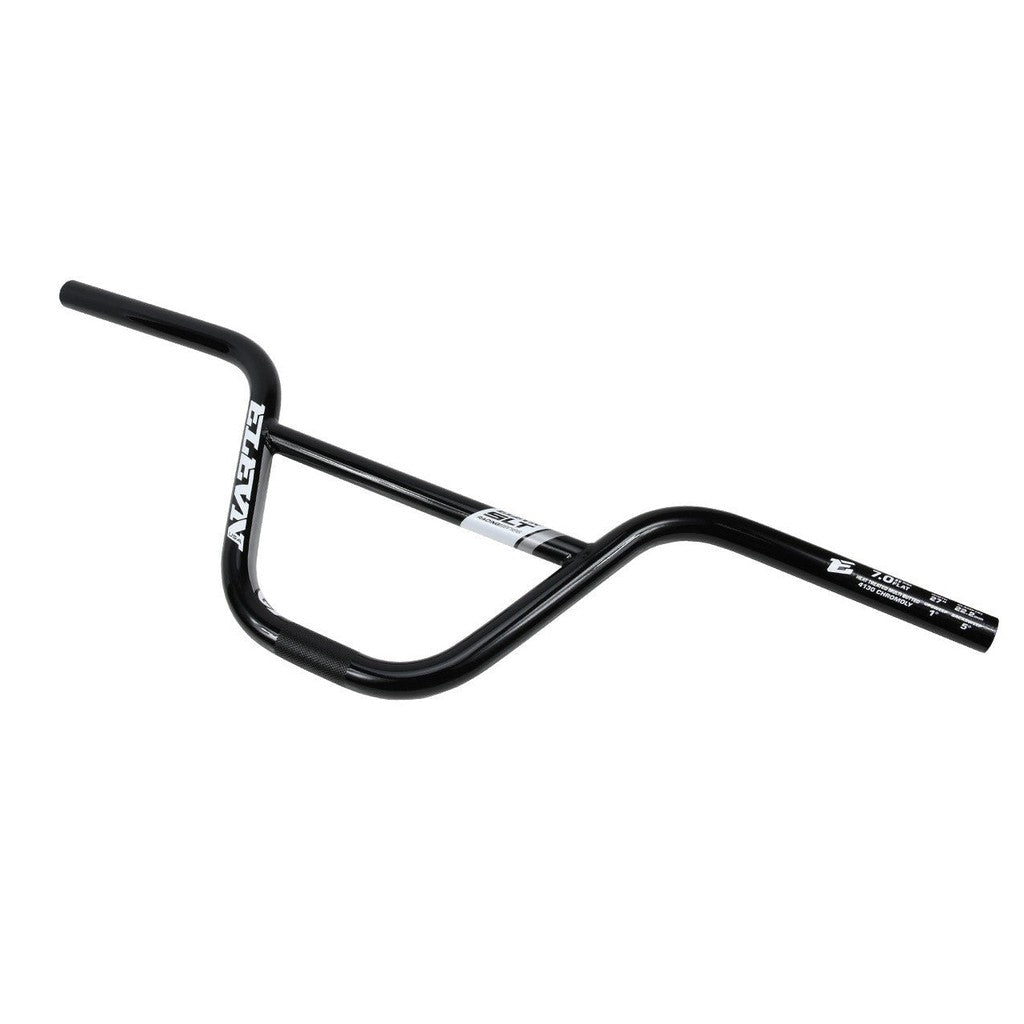 ELEVN Pro 8.50n SLT Flat 22.2mm Chromoly Bar / Black/White / 8.50in