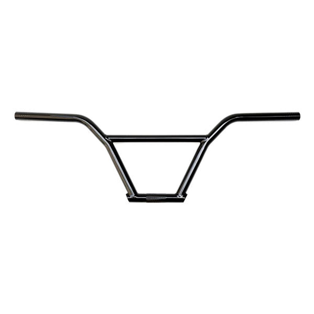 Black Terrible One 2024 Elf Bars BMX handlebars with a crossbar and two angled grips, shown against a white background.