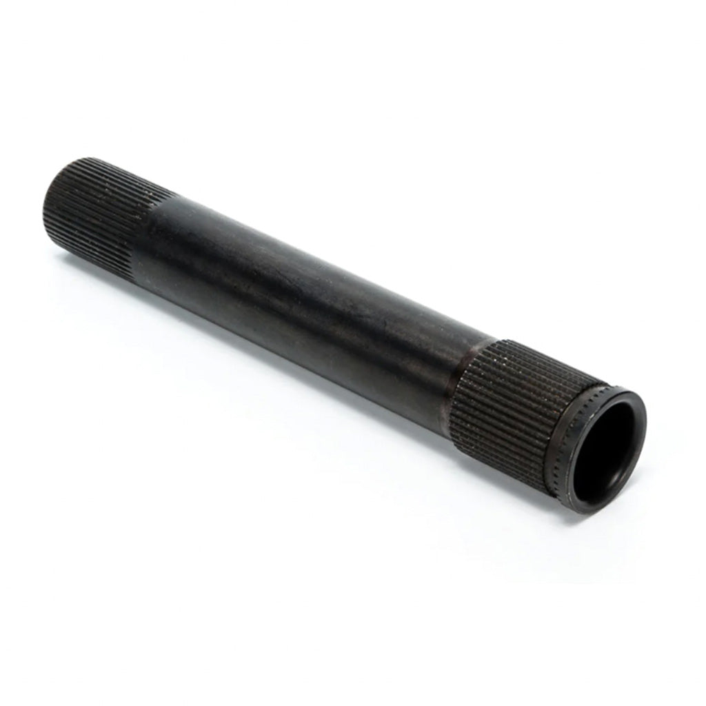 A black tube with Eclat Onyx Spindle on a white background.