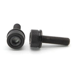 Two Eclat Exile Bolt & Washer (Pair) with knurled heads and threaded shafts, placed side by side on a white background.