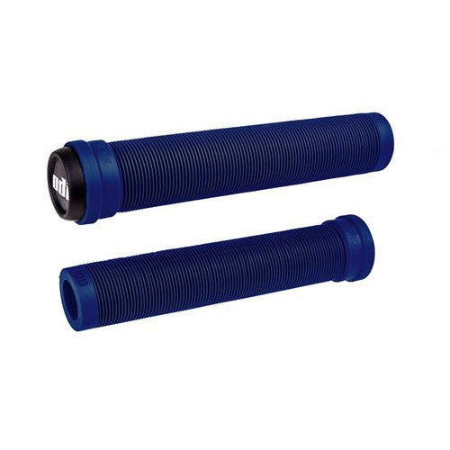 ODI Longneck SLX Flangeless Grips (Soft) / Navy Blue / Flangeless / 160mm