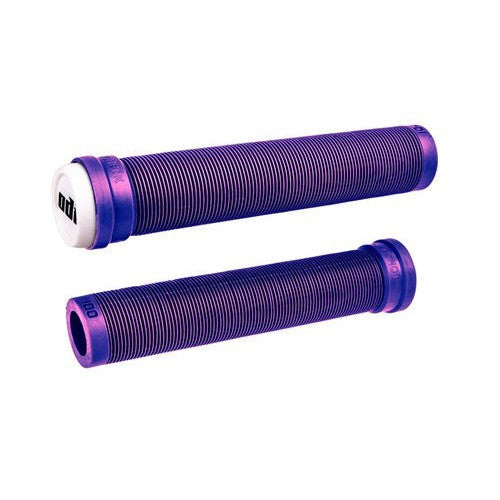 ODI Longneck SLX Flangeless Grips (Soft) / Iridescent Purple / Flangeless / 160mm