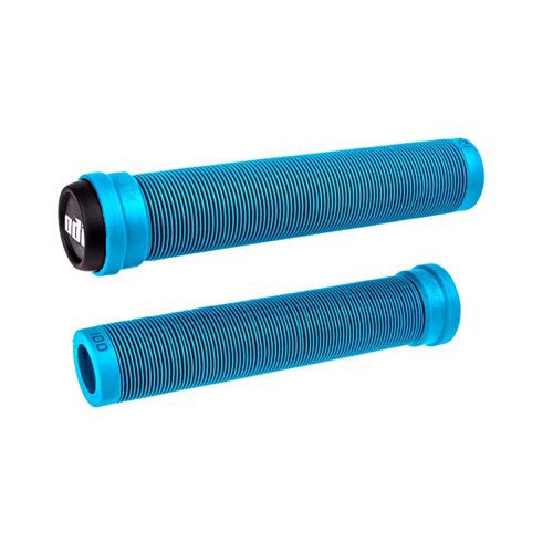 ODI Longneck SLX Flangeless Grips (Soft) / Light Blue / Flangeless / 160mm