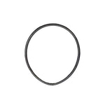 A black, flexible corrugated tube, resembling the ECLAT Blind Spring, is coiled in a circular shape against a plain white background, similar to the form of a Blind freecoaster hub or its replacement driver spring.