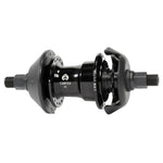 An Eclat Cortex EVO FC Rear Freecoaster Hub, black with a metal axle and clutch internals, features "Cortex FC" and "3 Pin System" labels. It is shown against a white background.