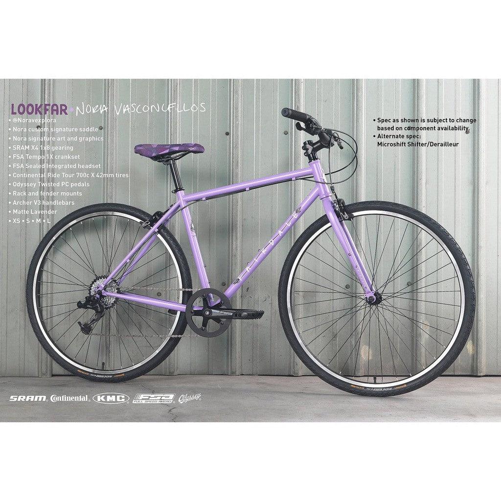 Fairdale Lookfar 700c Bike (2022) / Nora V (Limited Edition) Matte Lavender / XS