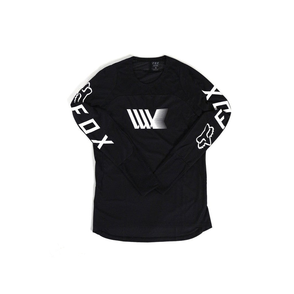 LUXBMX X FOX Defend Long Sleeve Jersey / Black / M