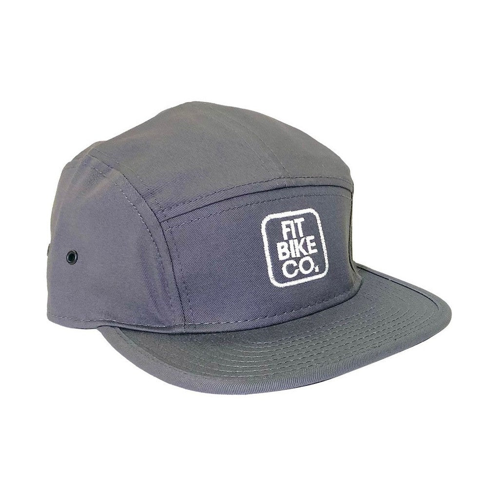 Fit Bike Co Camper 5 Panel Cap / Grey / One Size