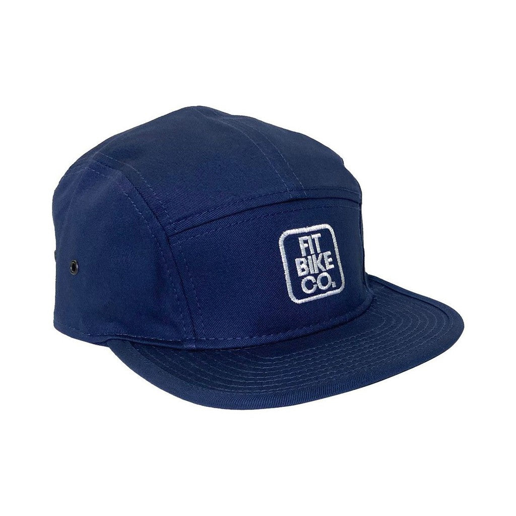 Fit Bike Co Camper 5 Panel Cap / Navy / One Size