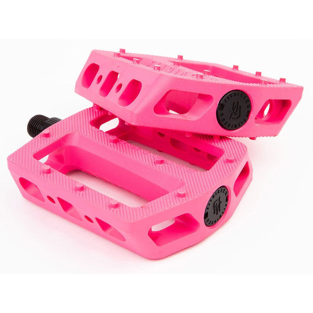 Fit Mac Plastic Pedals / Pink / 9/16