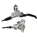 The Formula Cura Disc Brake Kit - Flat Mount includes a silver brake lever and caliper labeled "CURA," offering precise stopping power—ideal for BMX racing.