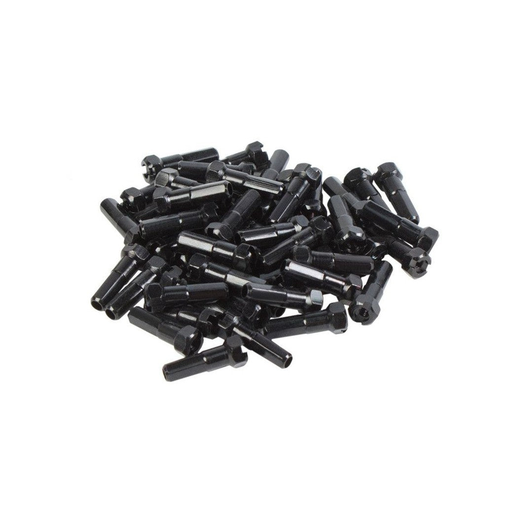 G-Sport Taper-Hex Alloy Nipples (40 Pack) / Black