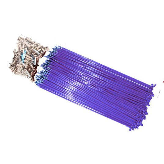 Hi-Tech Coloured Spokes (144pcs) / 178mm / Purple