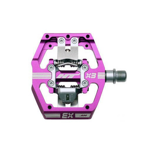 HT X3 Clip In Pedals  / Purple / 9/16