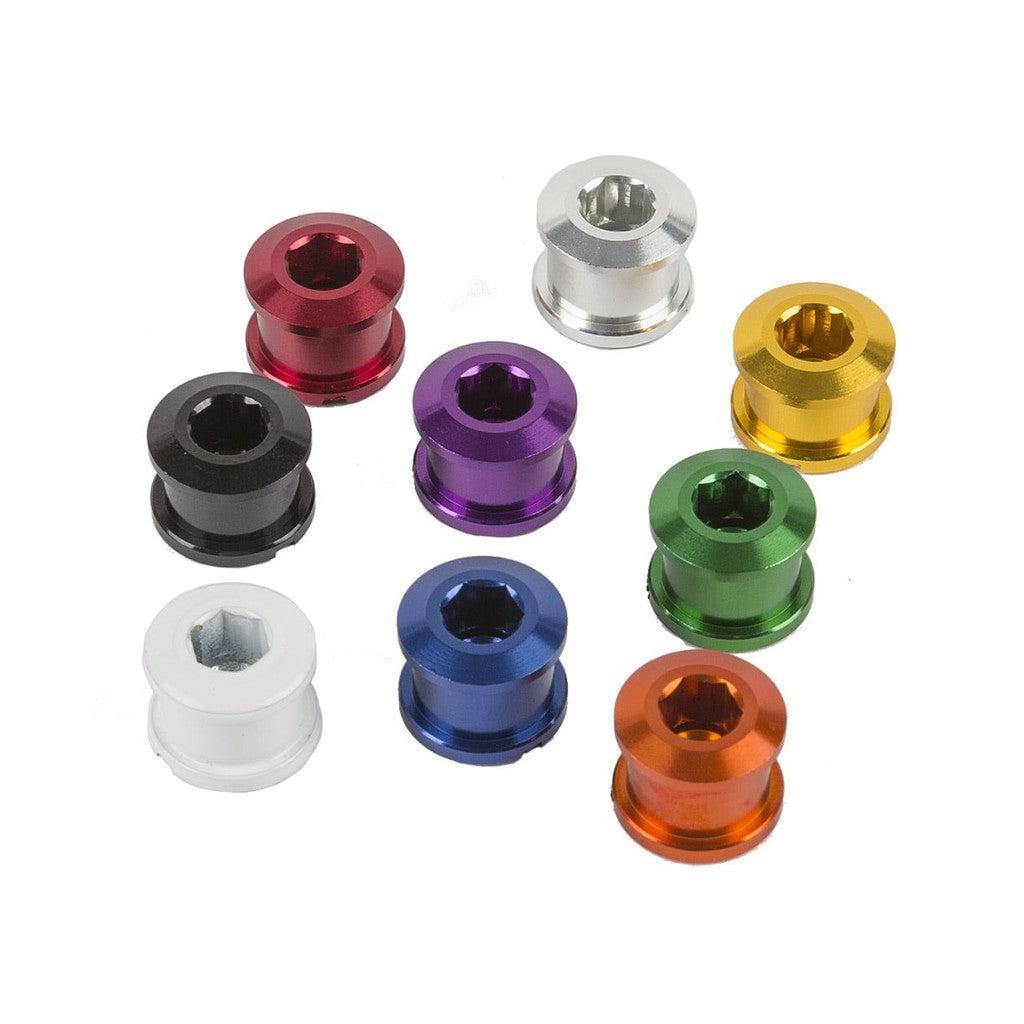 Insight Alloy Chainring Bolts / 8.5mm x 4mm / Red