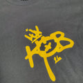 LUXBMX King of BNE 2026 T-Shirt Dark Grey / Yellow