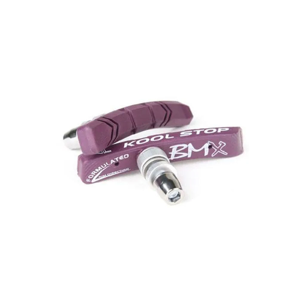 Kool Stop BMX Brake Pads, displaying the words "KOOL STOP" and "FORMULATED.