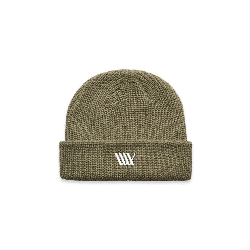 LUXBMX Flag Beanie / Sage / One Size