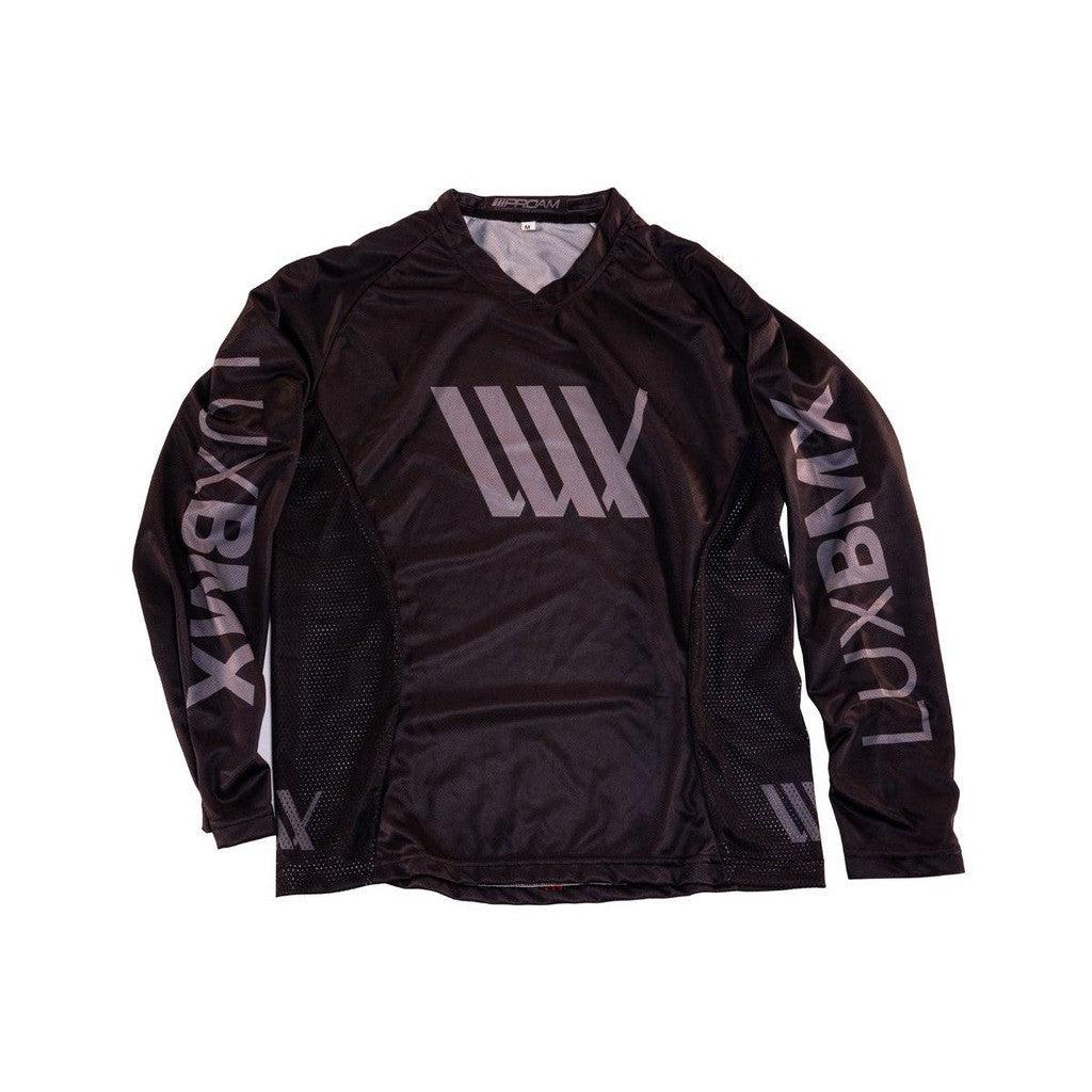 LUXBMX Race Jersey V2 / Black/Grey / XXXL