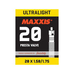 Maxxis Ultralight Tube (Presta Valve) / 20x1.5/1.75 / 32mm Valve