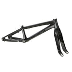 A matte black Inspyre Concorde V3 Cruiser Pro XXL Frame/Fork Set (2026) with a minimalist design, displayed on a white background.