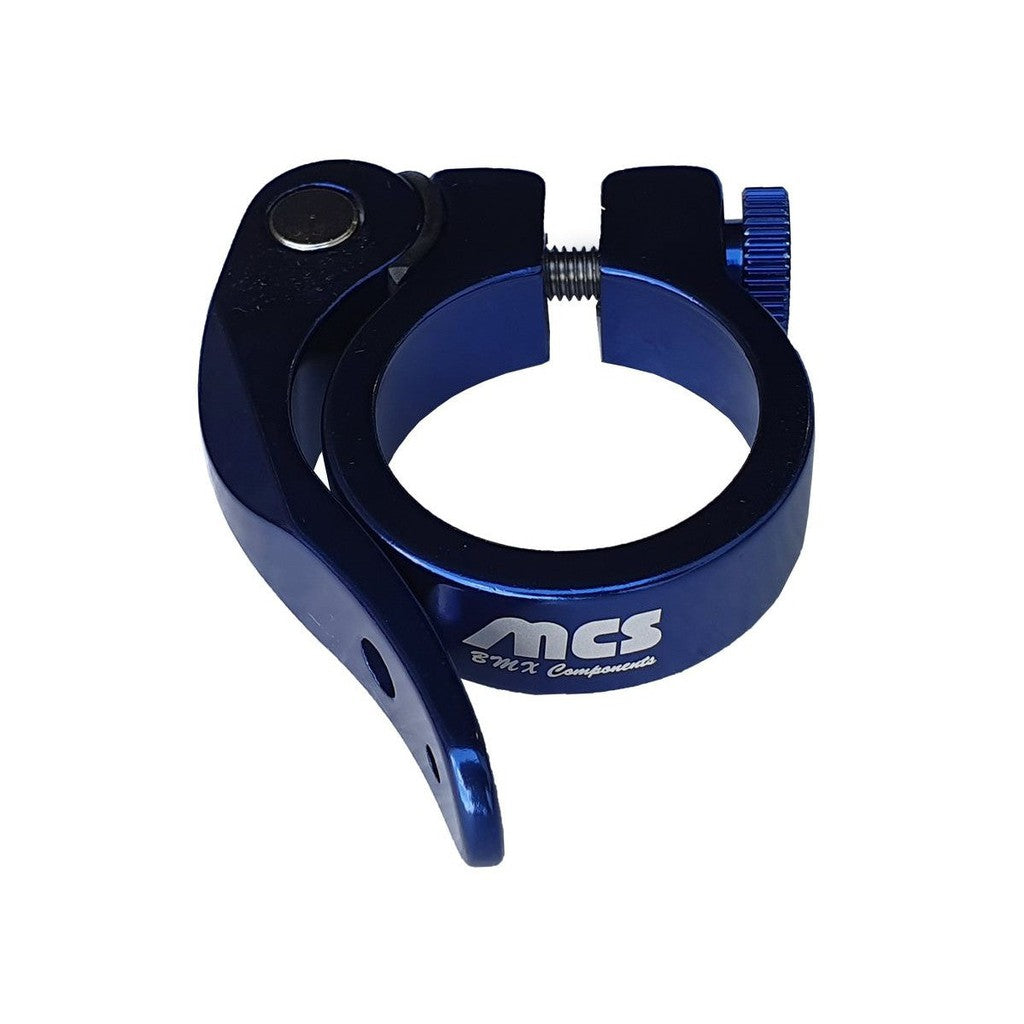 MCS Quick Release Seat Post Clamp / Blue / 31.8mm
