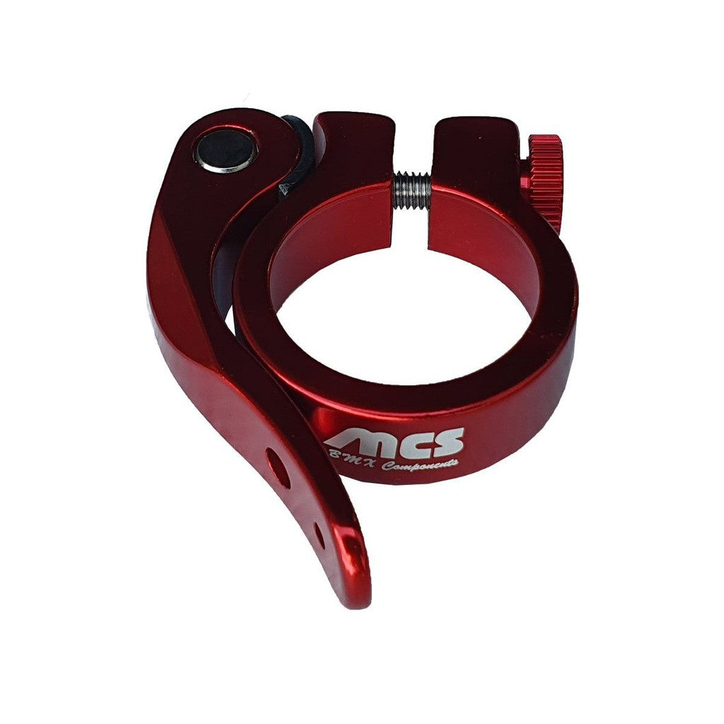 MCS Quick Release Seat Post Clamp / Red / 31.8mm