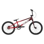 The Meybo 2025 Clipper Pro XL features a red frame with a black seat and handlebars and the signature white "Meybo" logo. Black wheels add to its sleek profile, set against a pristine white background.