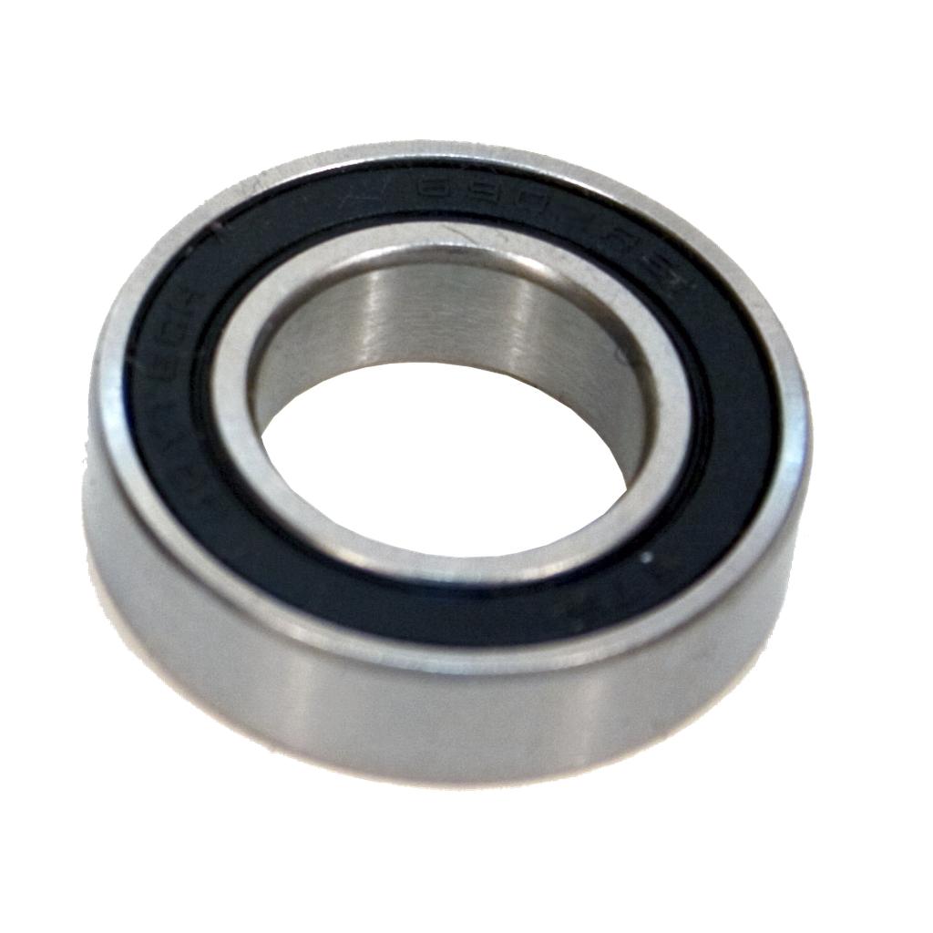 A close-up photo of the Odyssey Clutch Hub Bearing, featuring a black inner ring and metal finish, viewed at a slight angle on a plain background—an essential component for bike part replacements.
