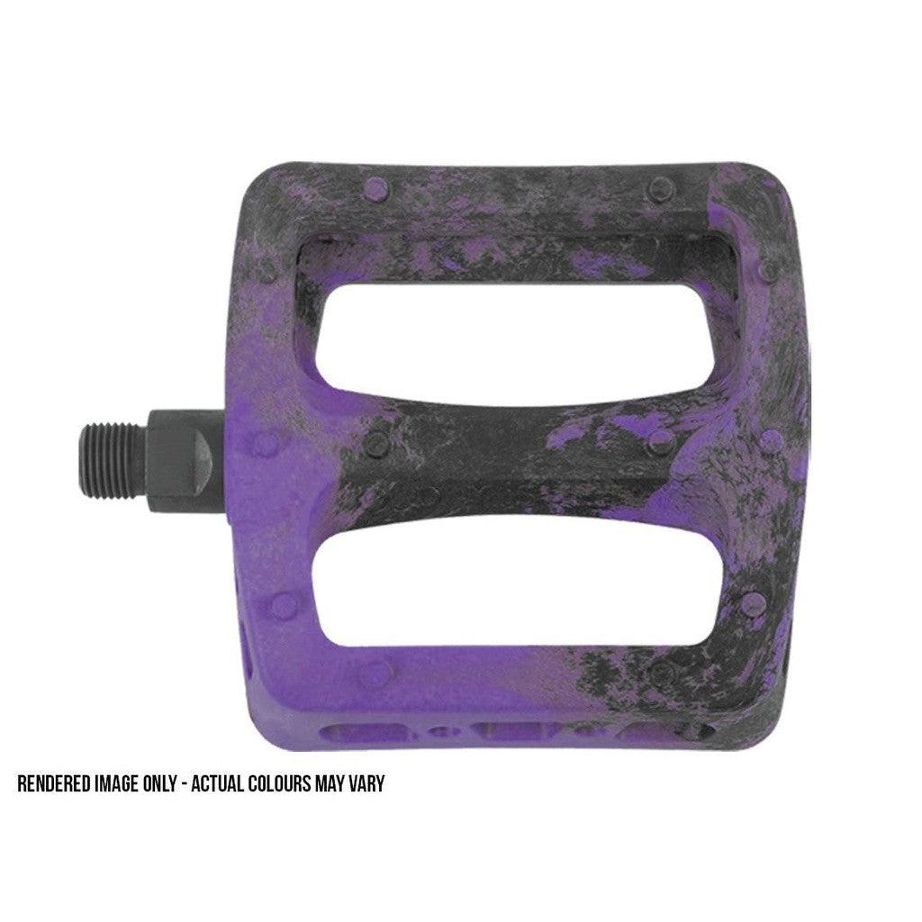 Odyssey Twisted PC Pro Pedals / Purple/Black Swirl / 9/16