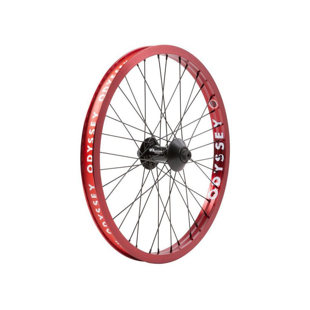 Odyssey Vandero Pro x Hazard Lite Front Wheel / Anodized Red