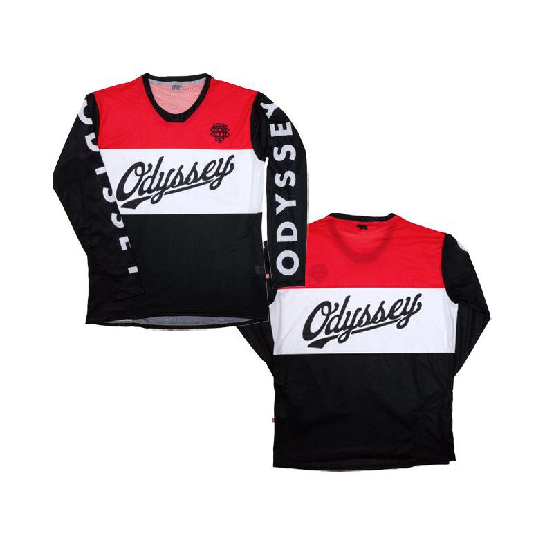 Odyssey Race Jersey / Black/White/Red / XL