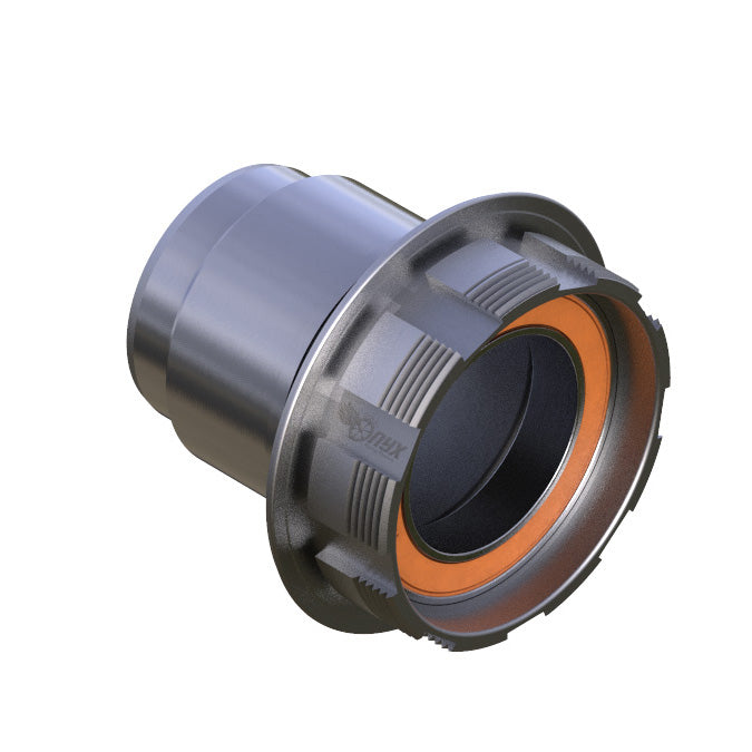 Close-up of a metal mechanical component with a cylindrical shape and orange inner lining, made from stainless steel and part of the **Onyx Ultra SS Driver Kit**.