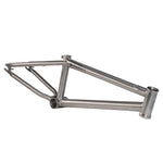The ION BMX Ti18 Titanium 18 Inch Frame is a sleek youth BMX frame, shown without wheels, seat, or handlebars, set against a plain white background.