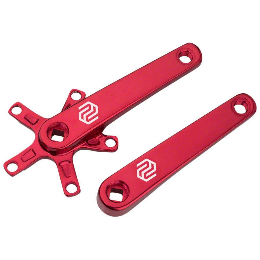 Promax SQ-1 Square Taper Crank Set / Red 135mm