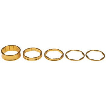 Promax Headset Spacer Set / Gold / 1-1/8 inch