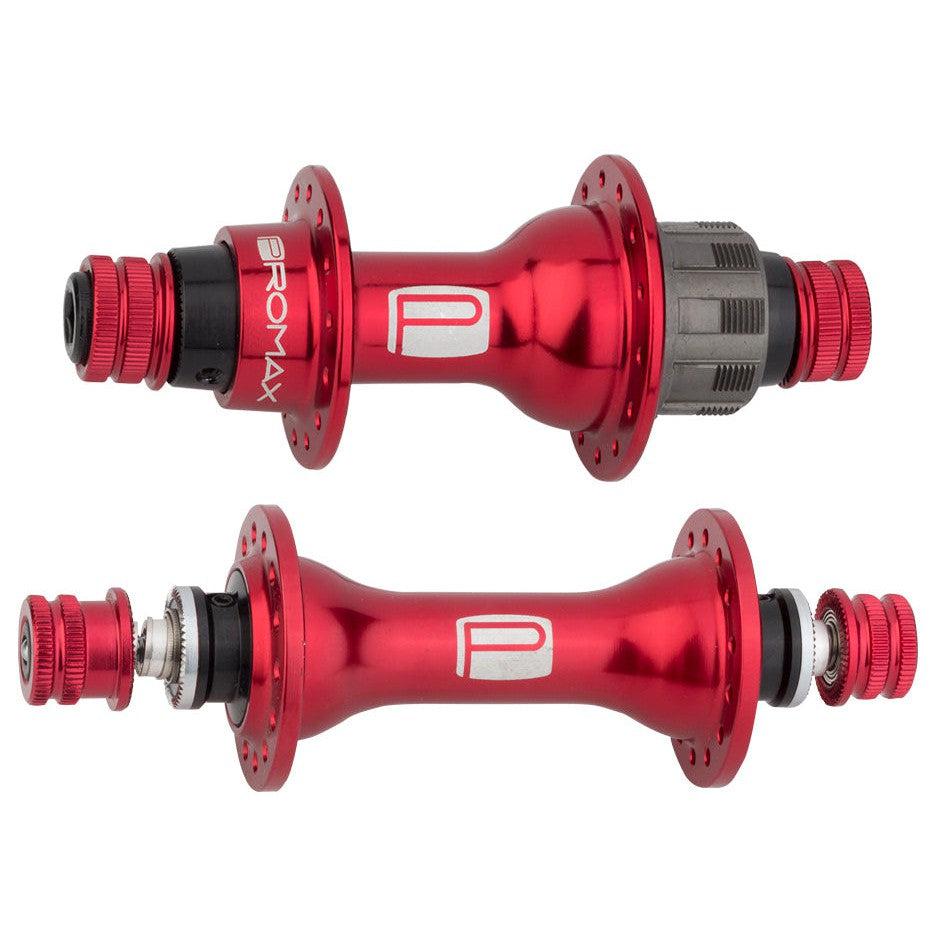 Promax HB-M1 Mini Hubset (28 Hole) / Red