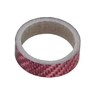 Prime Aero 5mm Headset Spacer / Red / 1-1/8 inch