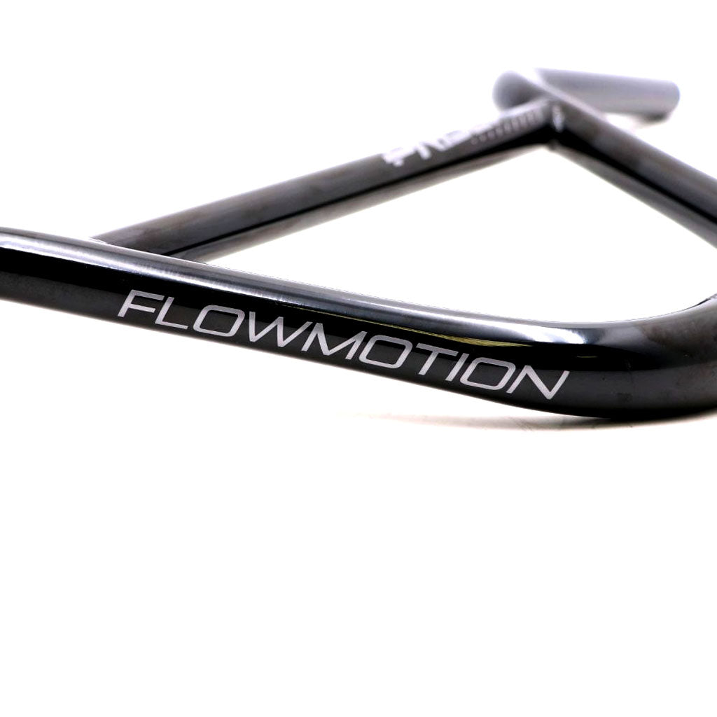 A PRIDE Flowmotion V2 31.8 Bar with the word flowmotion on it.