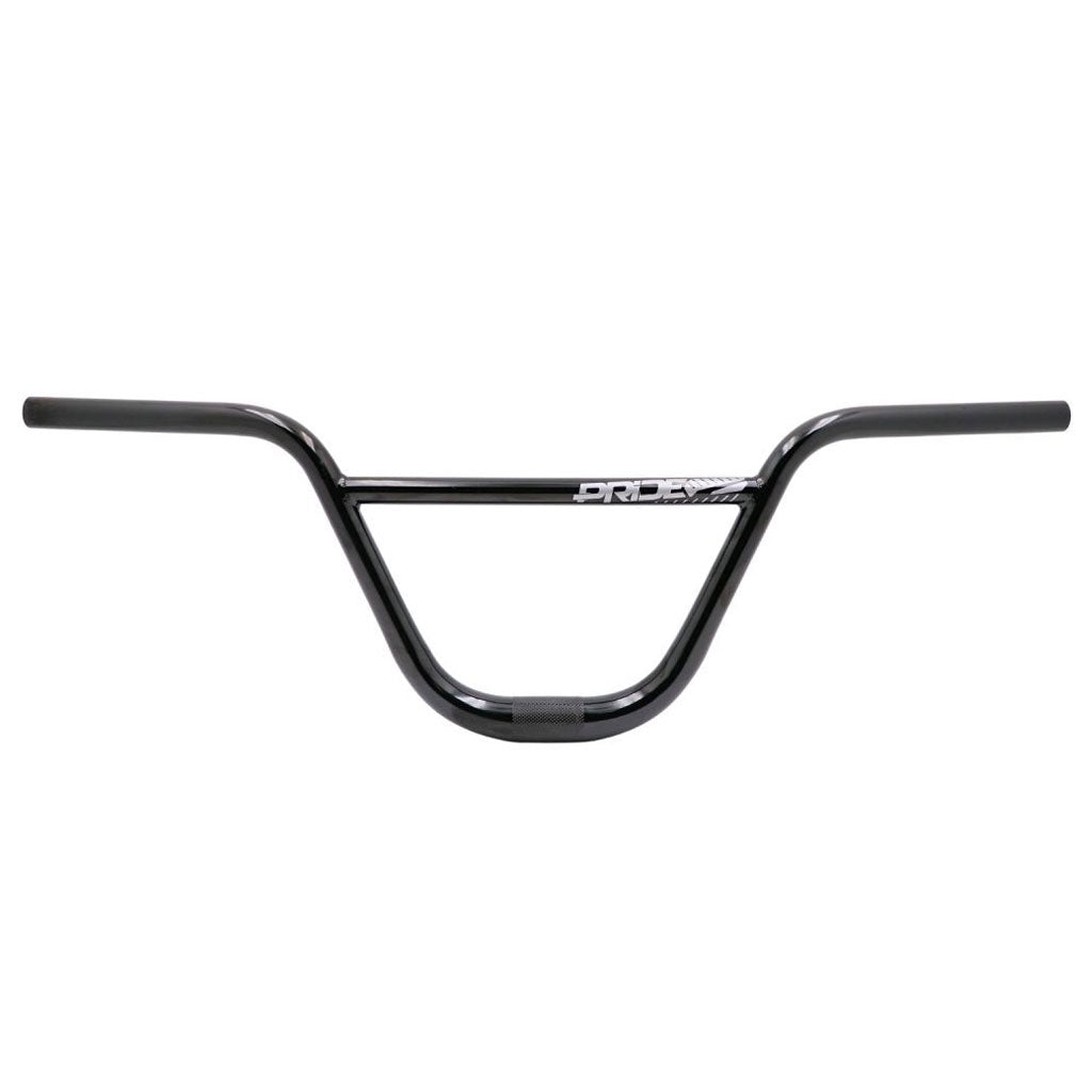 A PRIDE Flowmotion V2 31.8 bar on a white background with BMX Race rigidity.