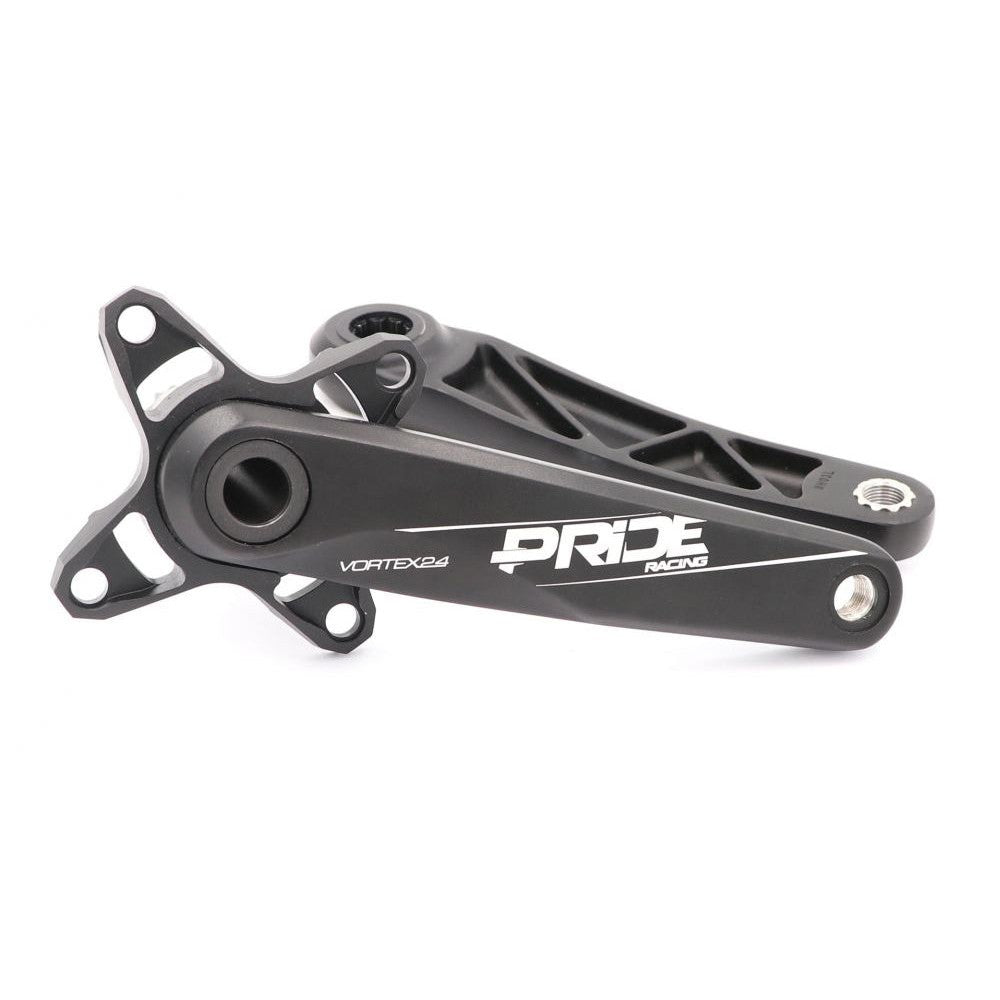 Pride Vortex 24 V2 Crankset  / Black / 180mm