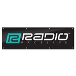 Radio Raceline Contest Banner / Black/White/Teal