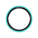 Radio Oxygen Foldable Tyre (100psi) / Teal/Blackwall / 20x1.75