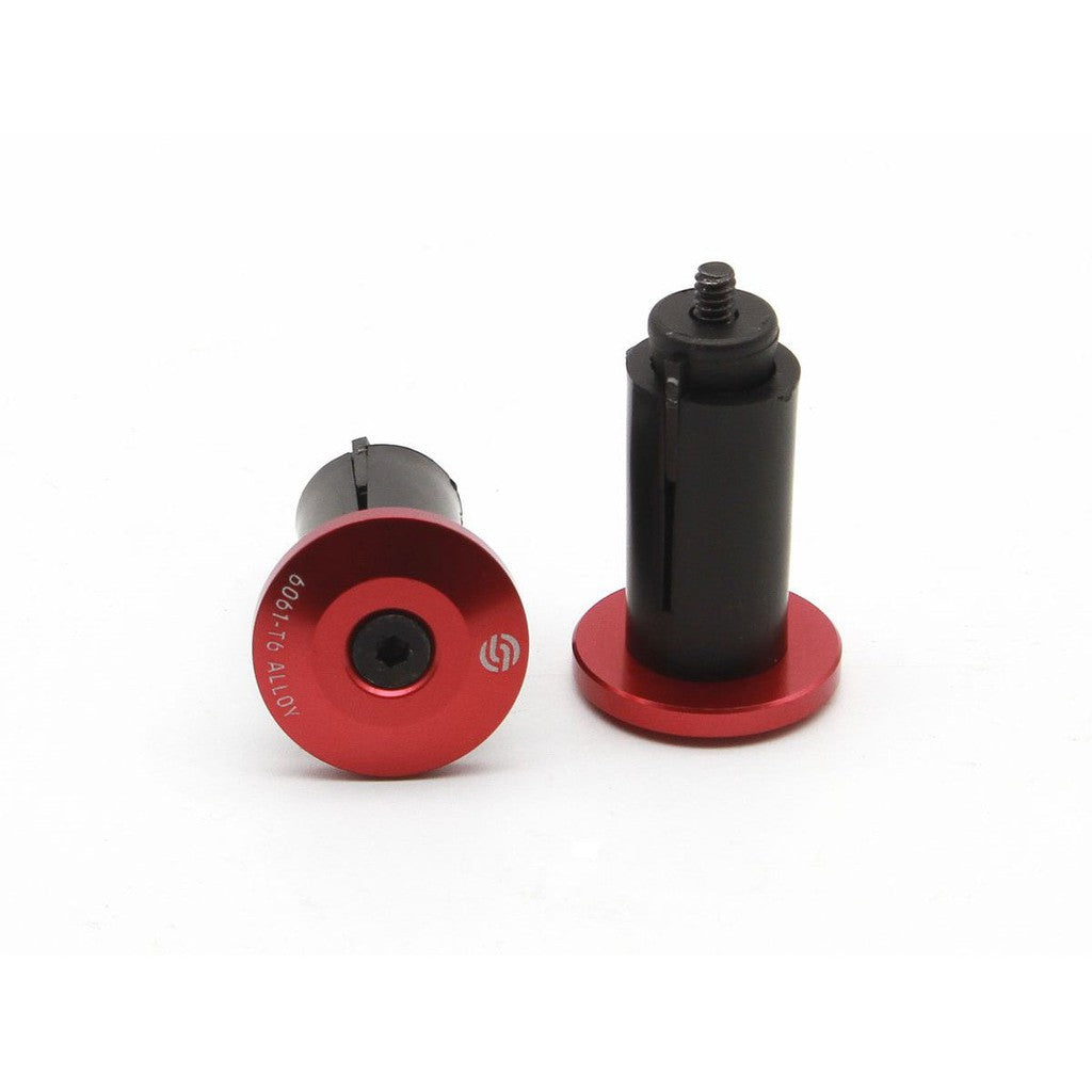 Salt Simple Handlebar Plugs / Red