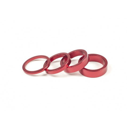 Salt Headset Spacer Set (4 Pieces) / Red