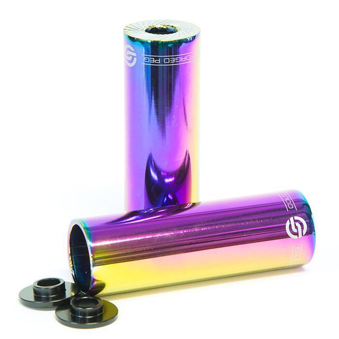 Salt AM Steel Pegs (Pair) / Oil Slick